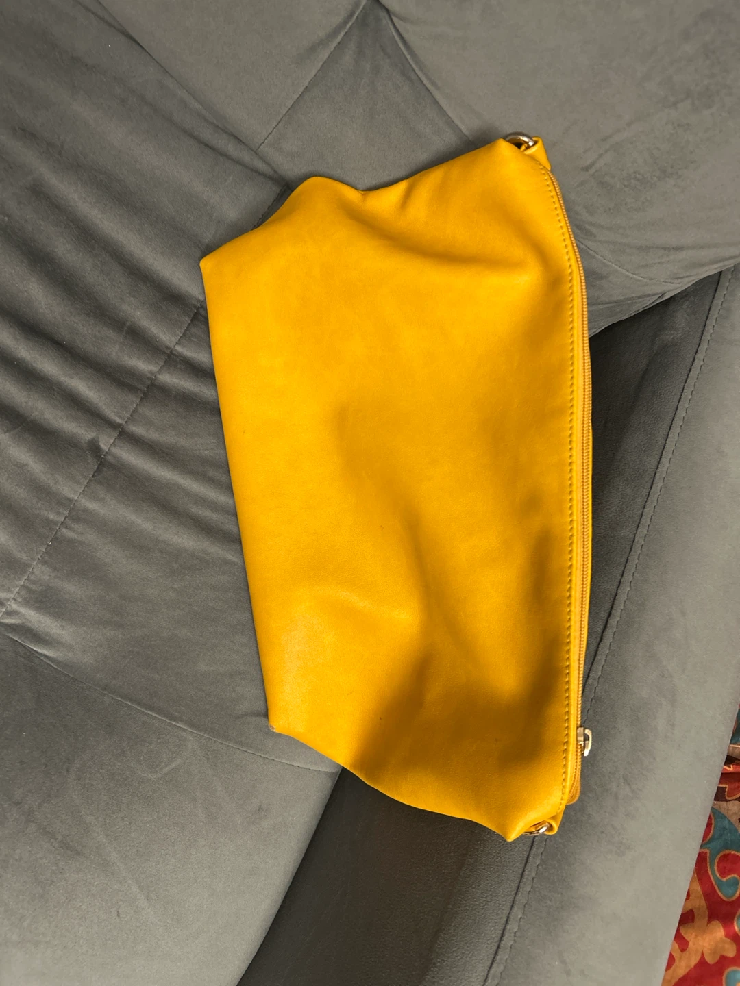ALDO Yellow Clutch Purse with Chain - photo 2