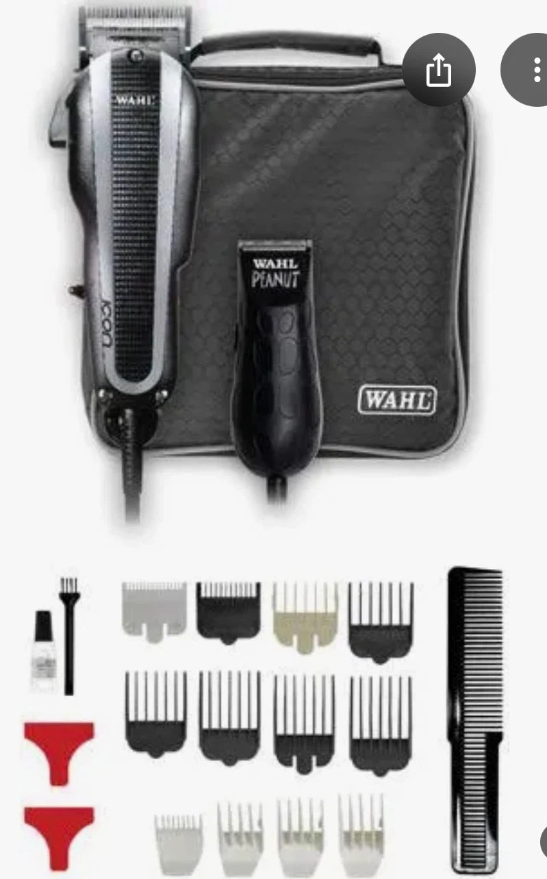 Wahl Icon and Peanut Clipper and Trimmer Set