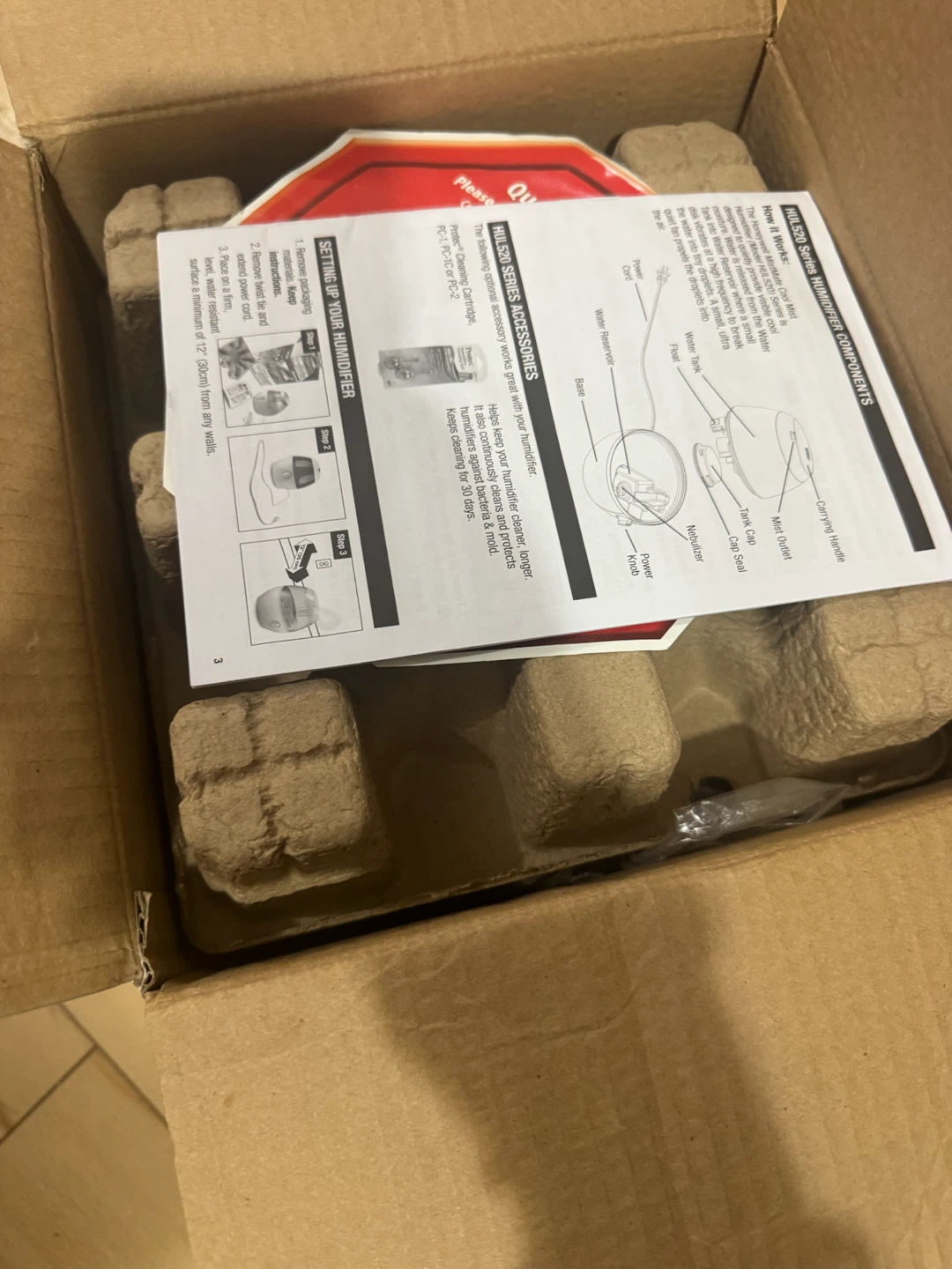 New Honeywell Mistmate Cool Mist Humidifier - photo 4