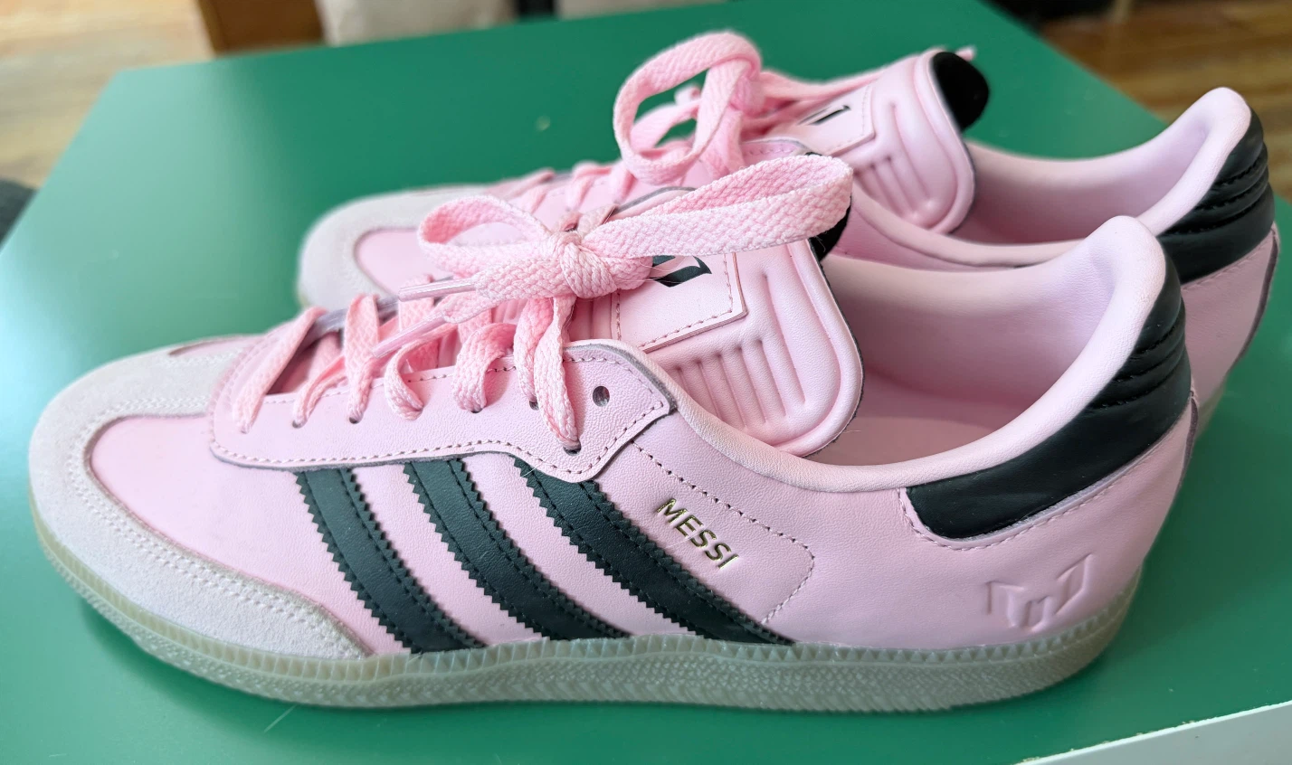 Adidas Messi Samba Pink Sneakers - photo 2