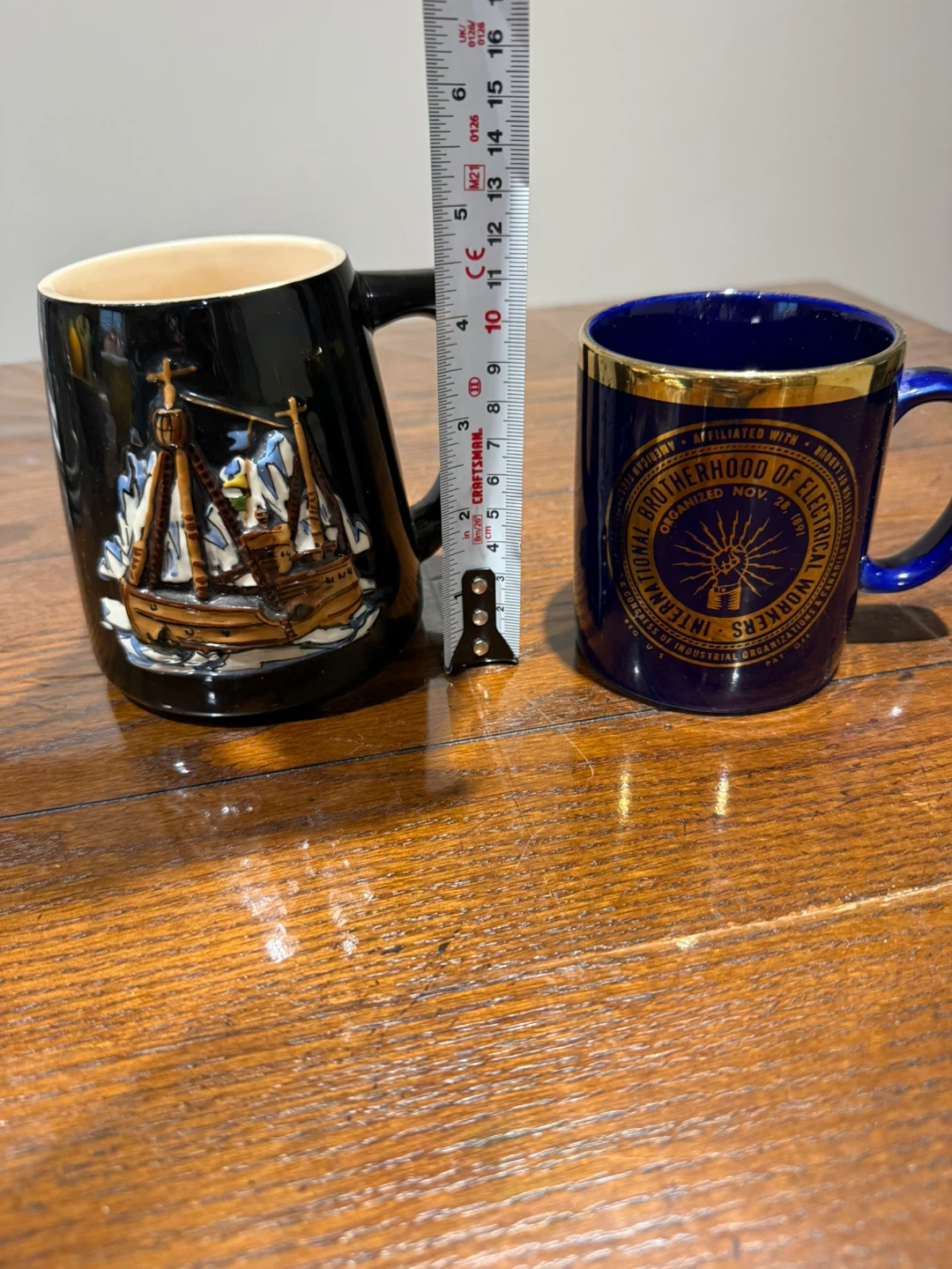Vintage Mug Lot: RCMP St Roch & IBEW Union - photo 2