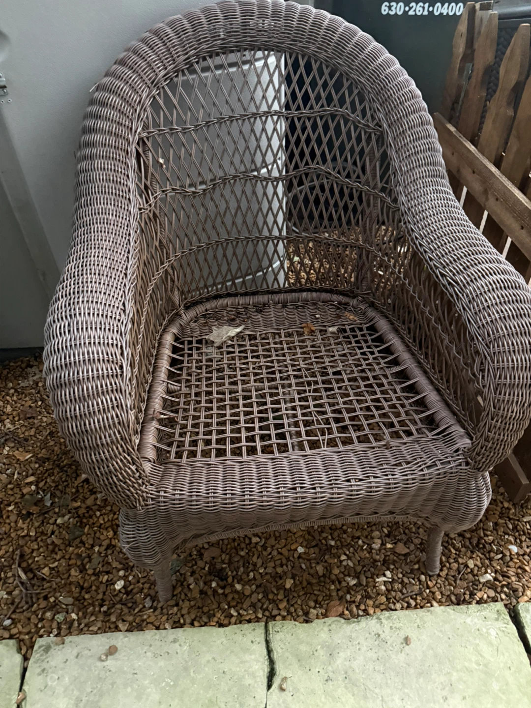 Wicker Armchair - photo 2