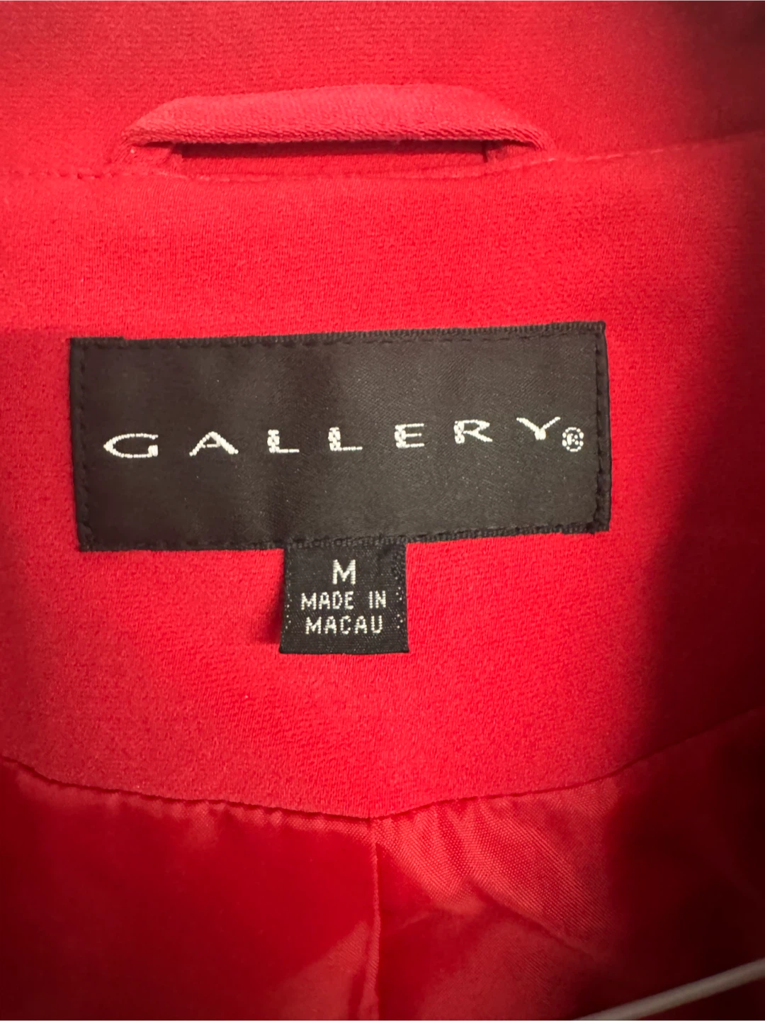 Gallery Red Coat Women's Size Medium - photo 2