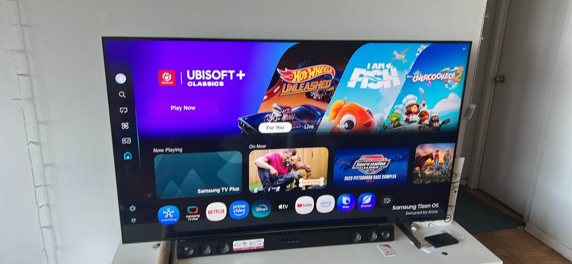 Samsung Tv and Sound System
