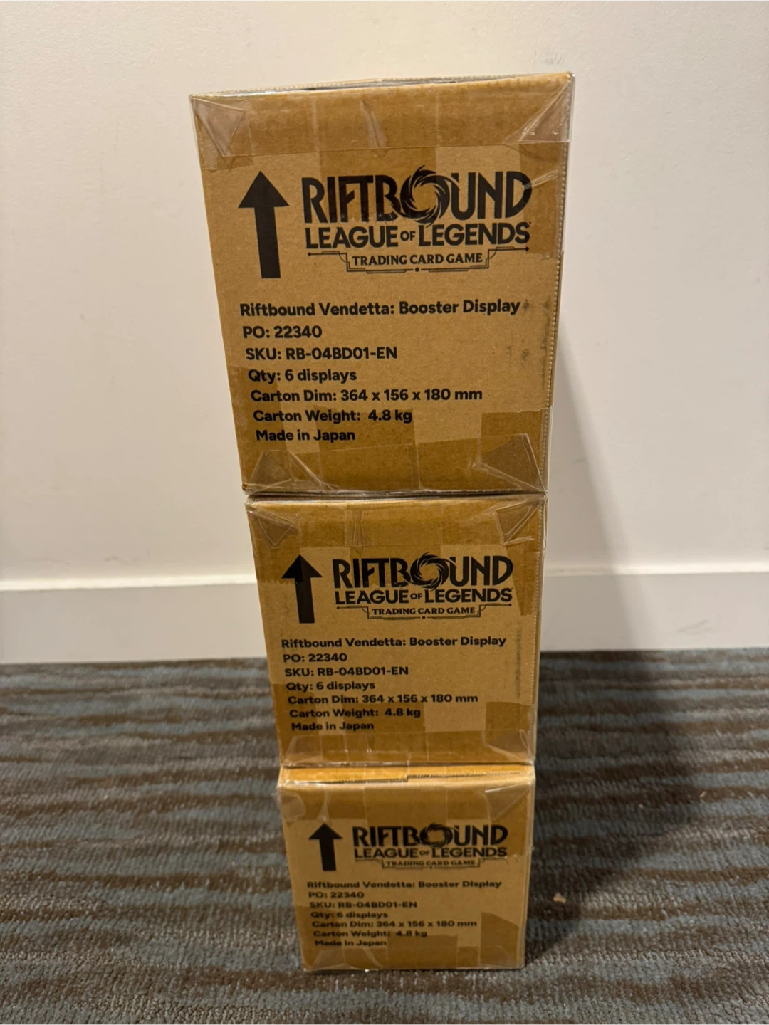 Riftbound vendetta booster box case