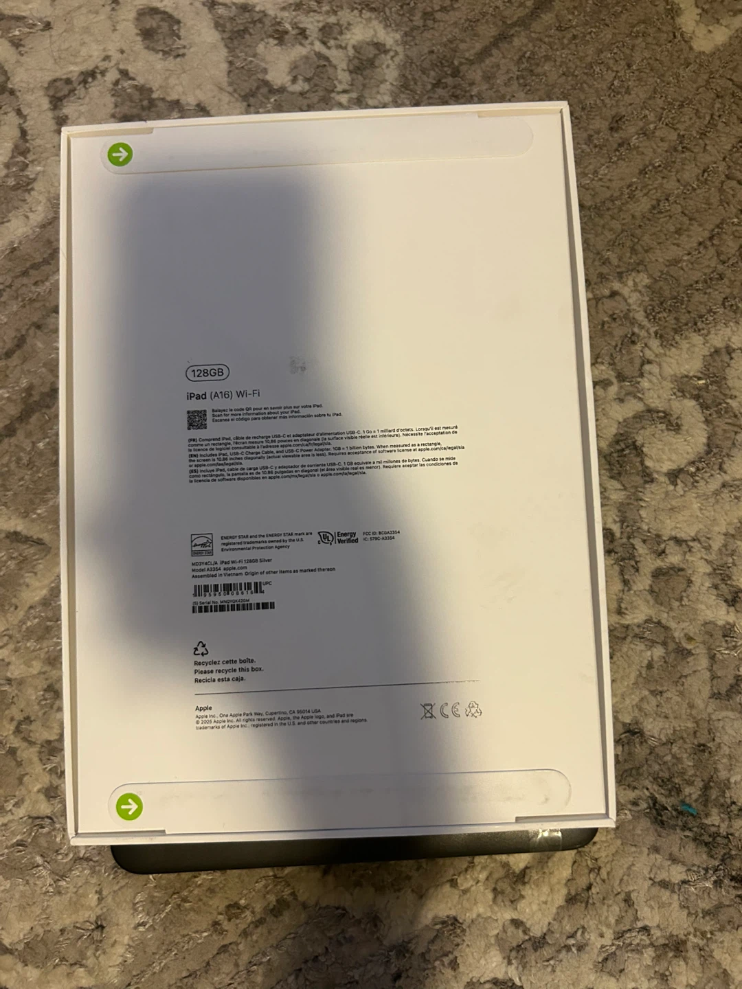 Apple iPad (A16) Wi-Fi 128GB Silver - photo 2