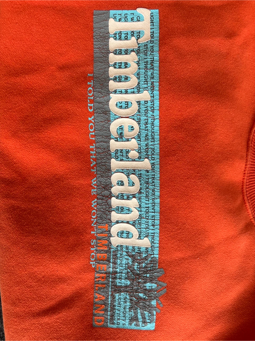 Vintage Timberland Orange Sweatshirt - photo 4