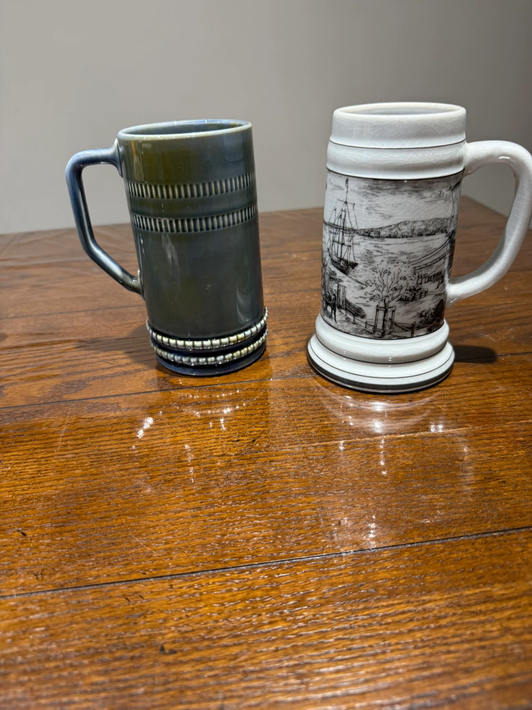 Vintage Bee Wade Irish Porcelain & German Stein Mugs - photo 2