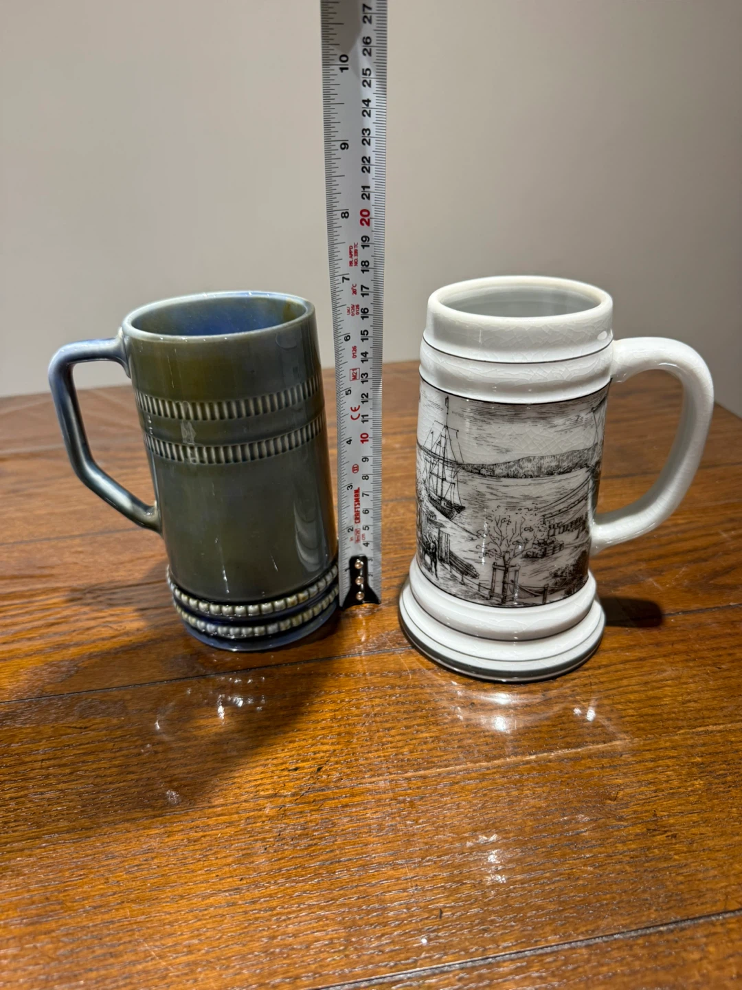 Vintage Bee Wade Irish Porcelain & German Stein Mugs - photo 4