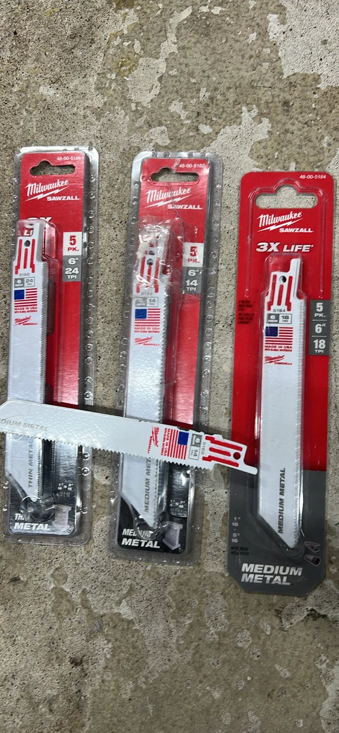 Milwaukee & Diablo Reciprocating Saw Blades - photo 5