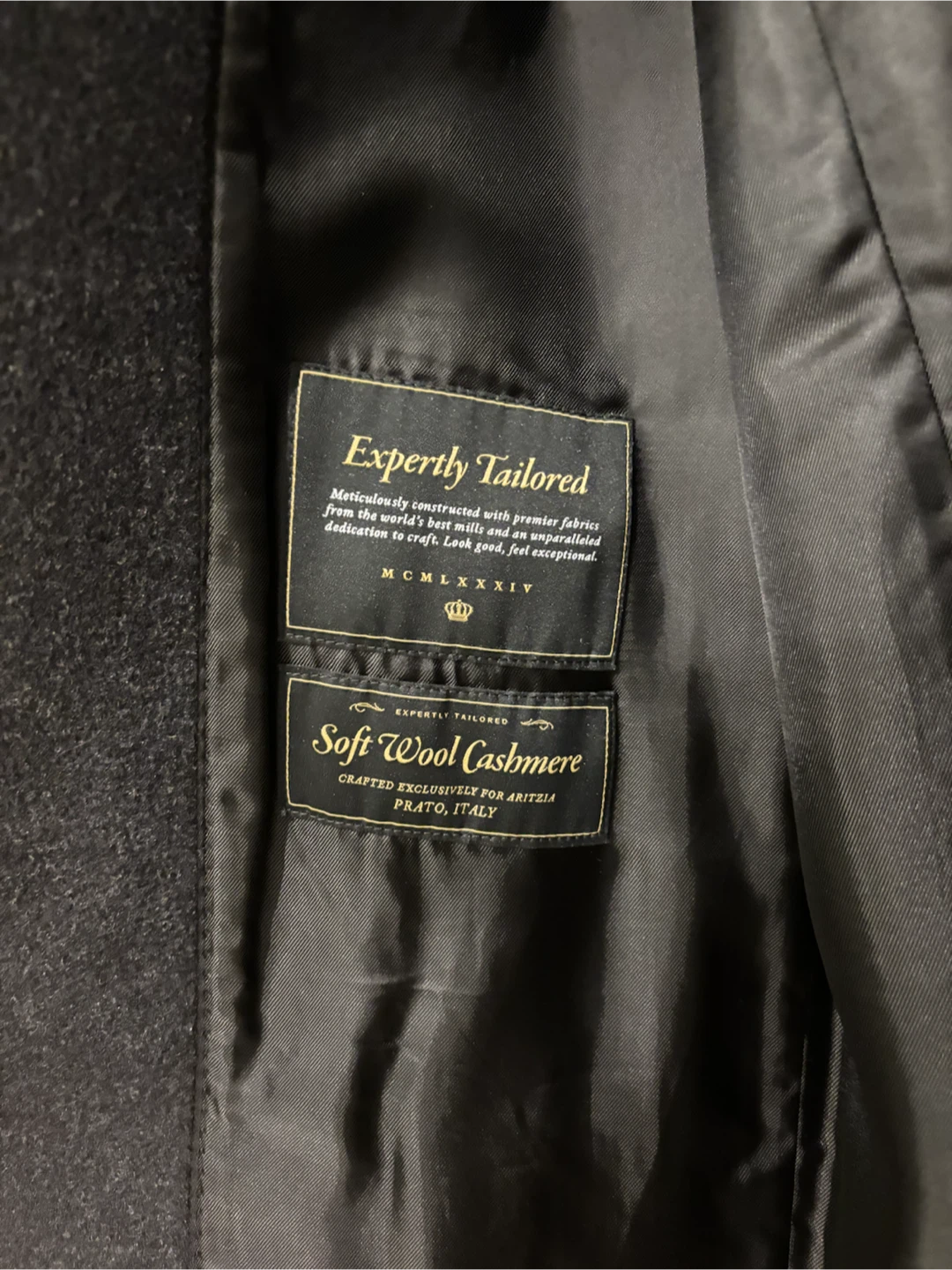 Aritzia The Only Coat - Black, Size Small - photo 4
