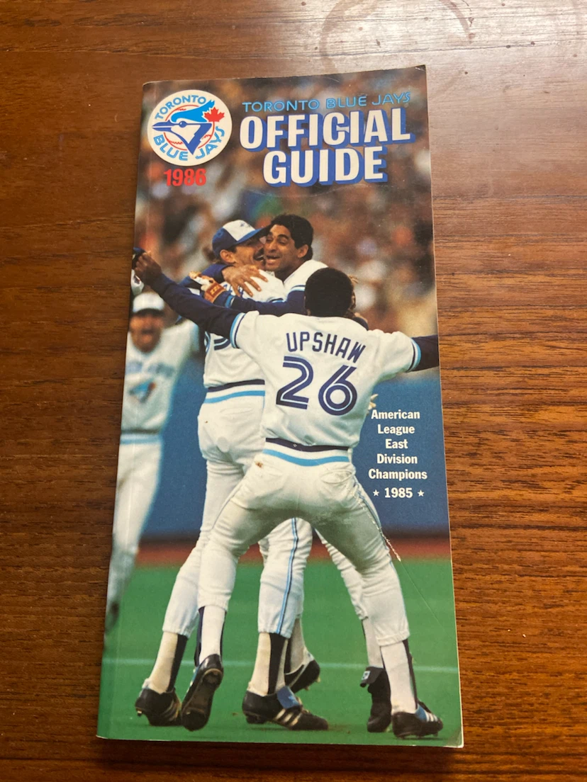 1986 Toronto Blue Jays Official Guide