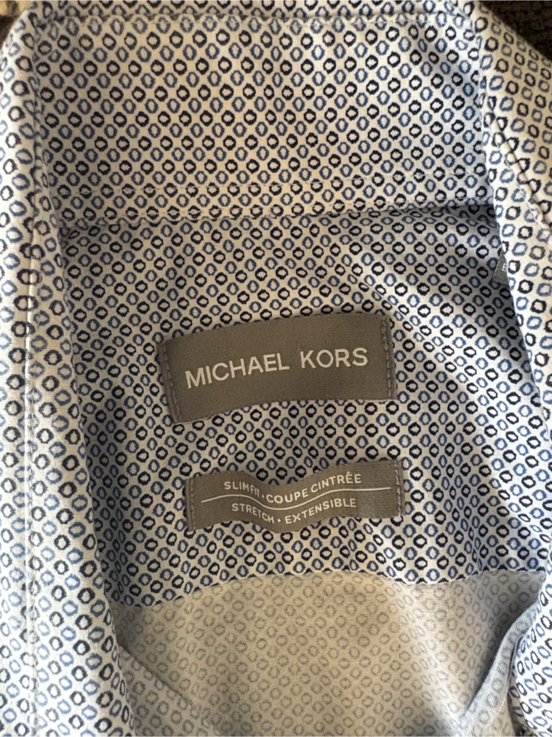 Michael Kors Slim Fit Stretch Long Sleeve Dress Shirt - photo 2
