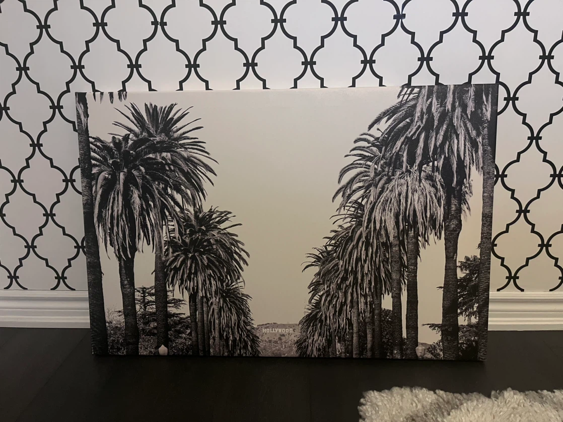Marmont Hill Hollywood Palm Trees Canvas Art