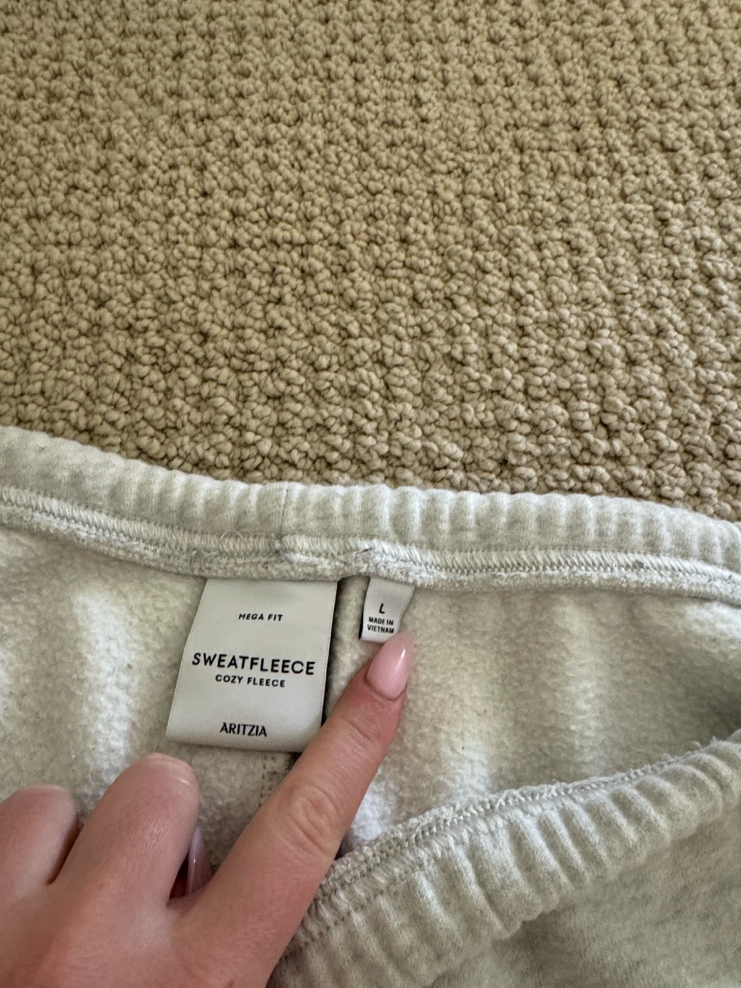 aritzia sweats size L - photo 2