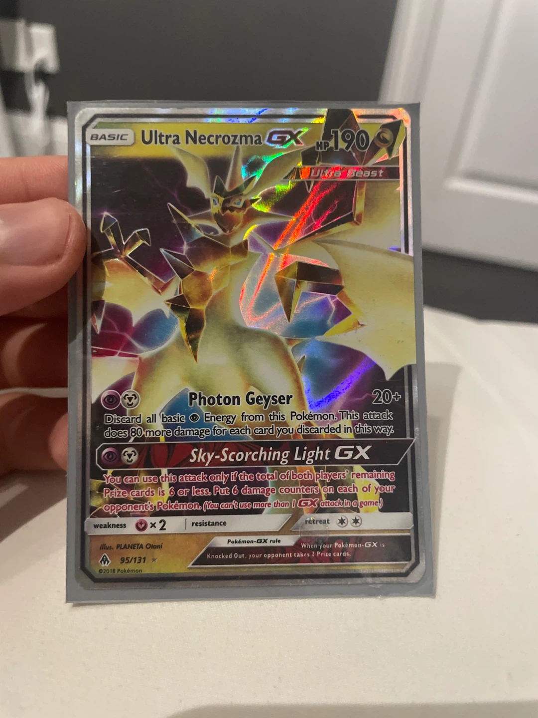 Pokemon Ultra Necrozma GX 95/131 Card