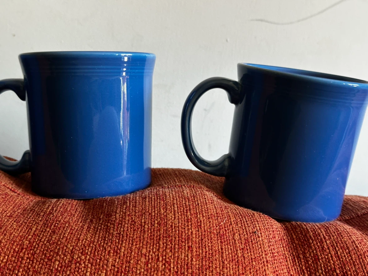 Set of 4 blue fiestaware Mugs - photo 2