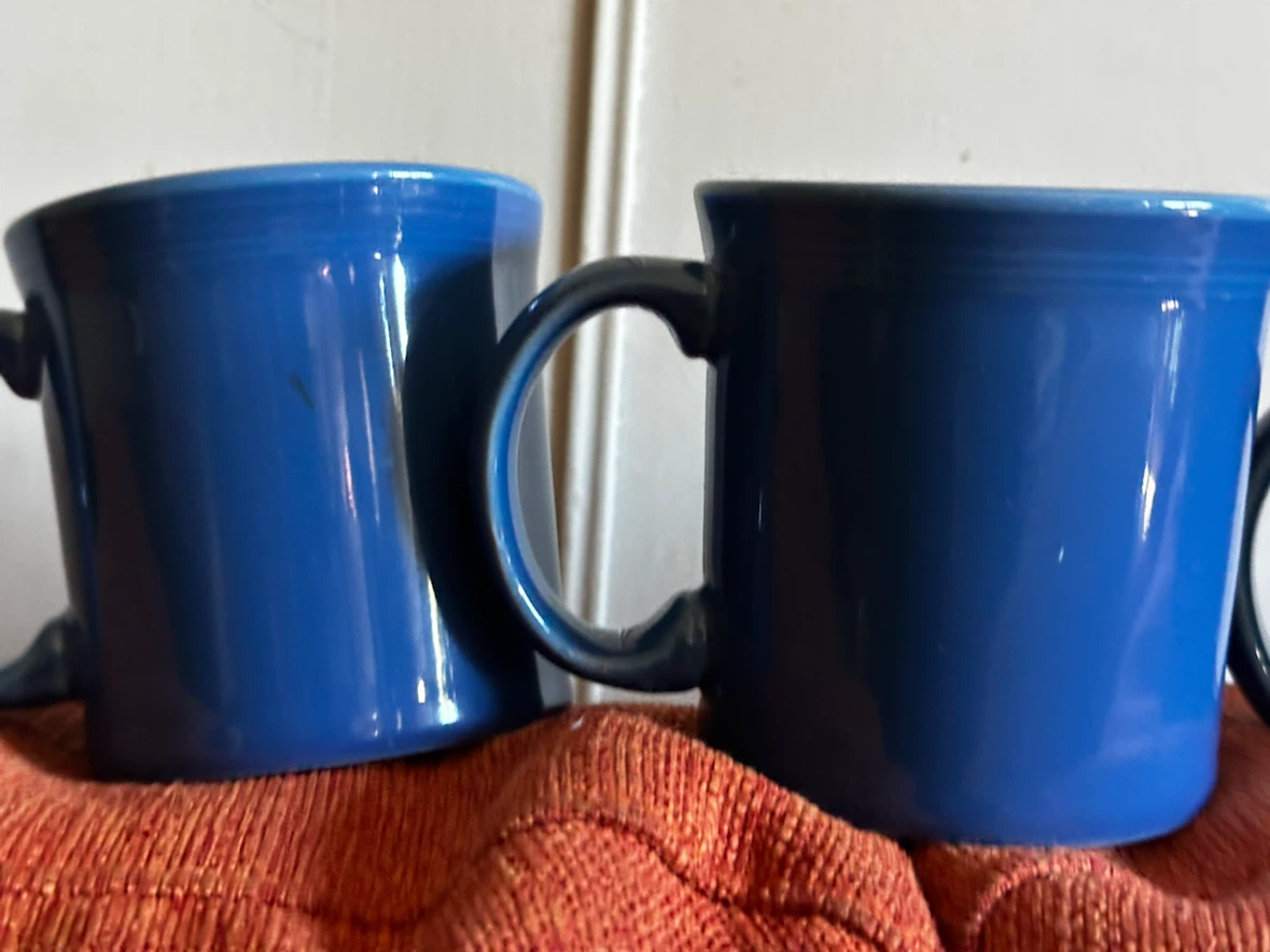Set of 4 blue fiestaware Mugs - photo 3