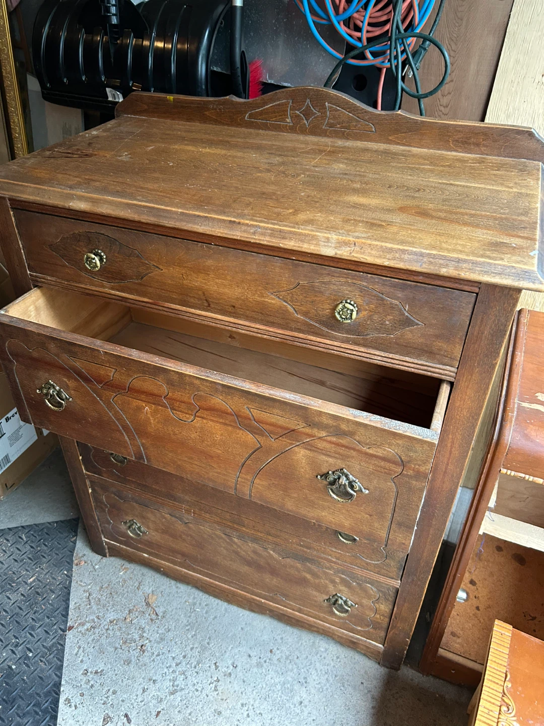 Vintage Wooden Dresser - photo 2