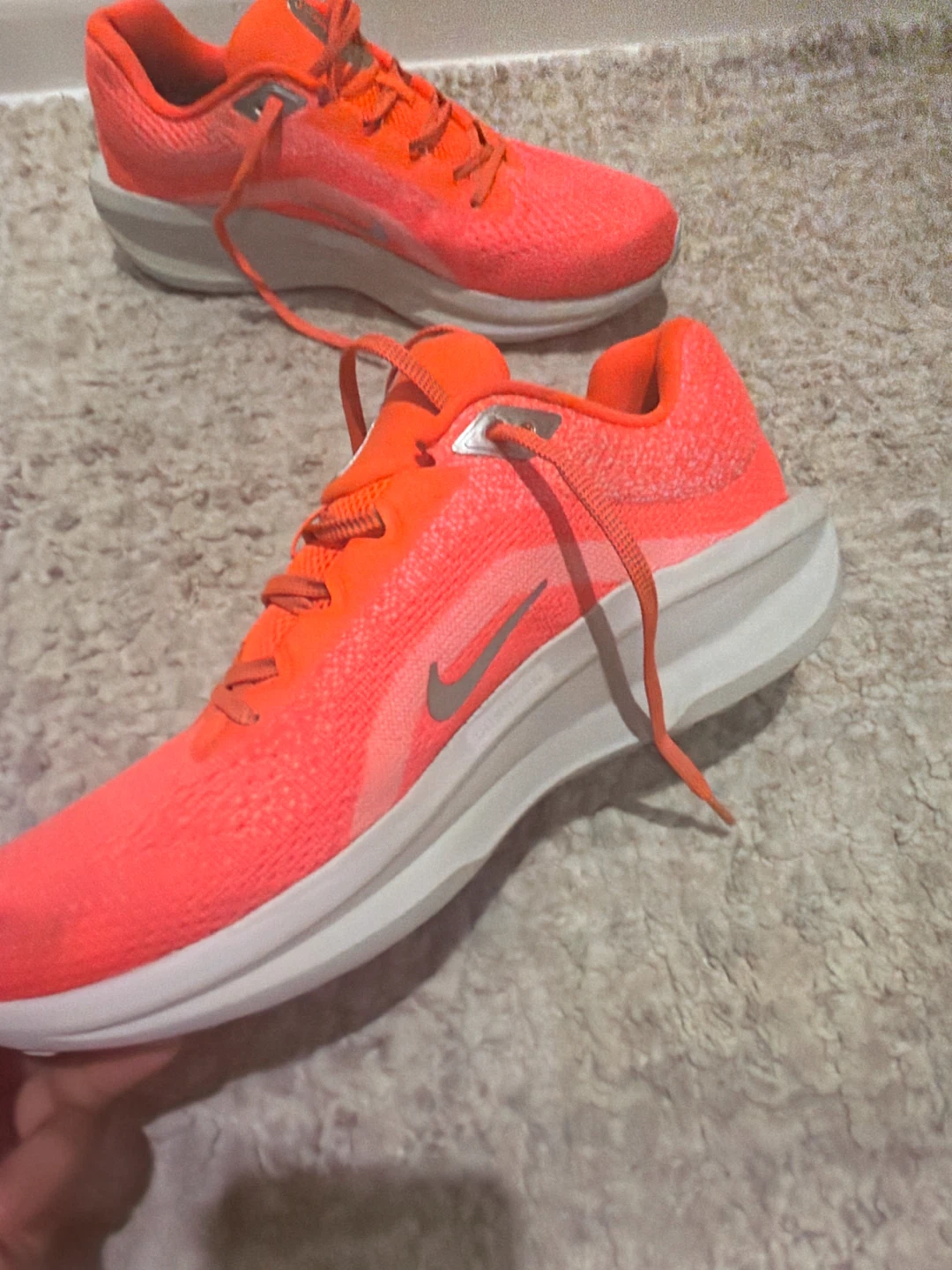 Nike Air Running Shoes - Neon Orange - photo 2