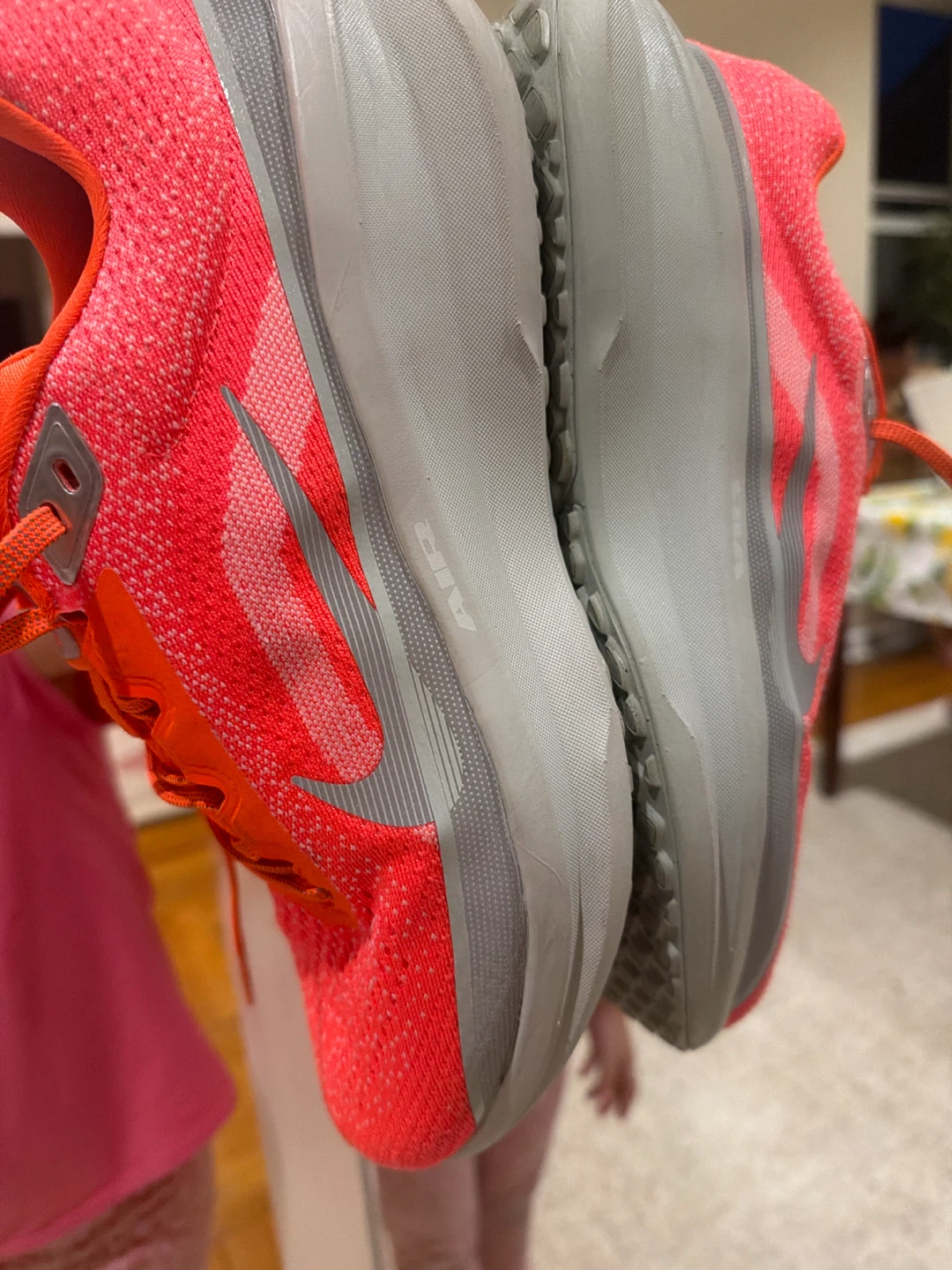 Nike Air Running Shoes - Neon Orange - photo 5