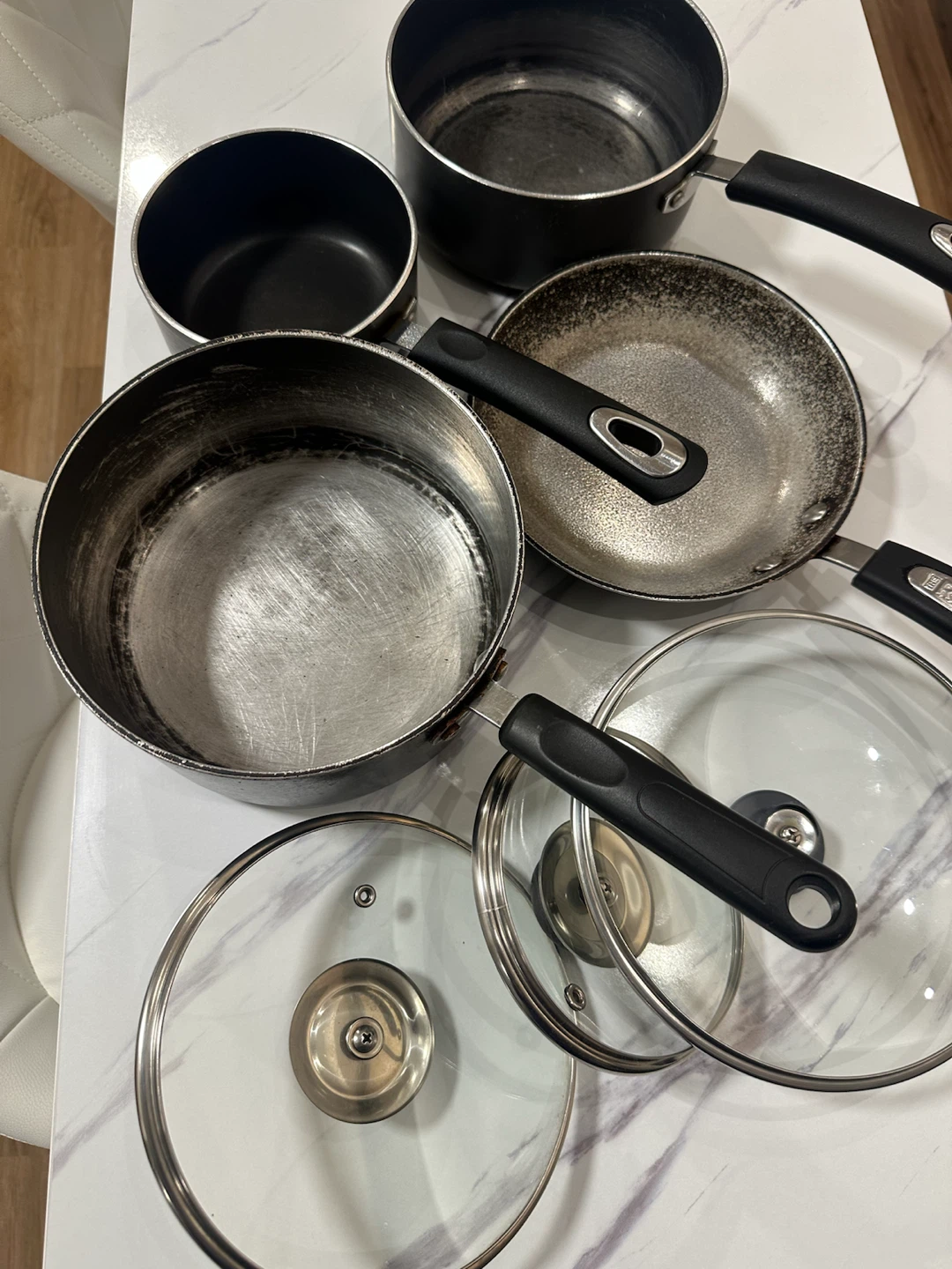 Set of assorted cooking pots and pans - photo 4