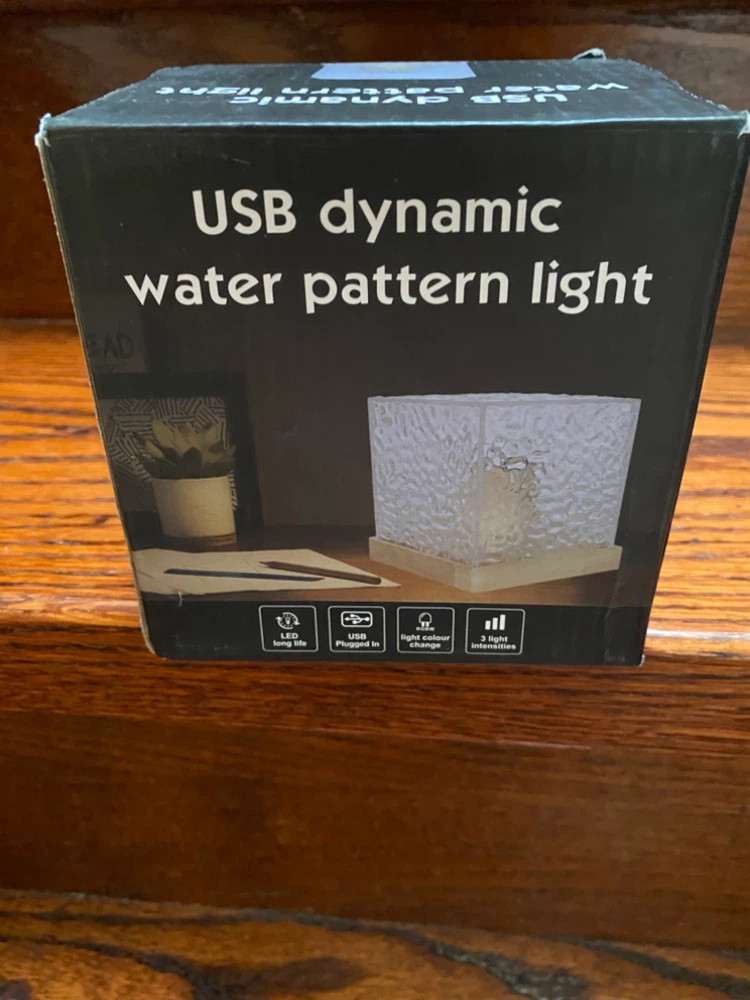 USB Dynamic Water Pattern Light with Remote