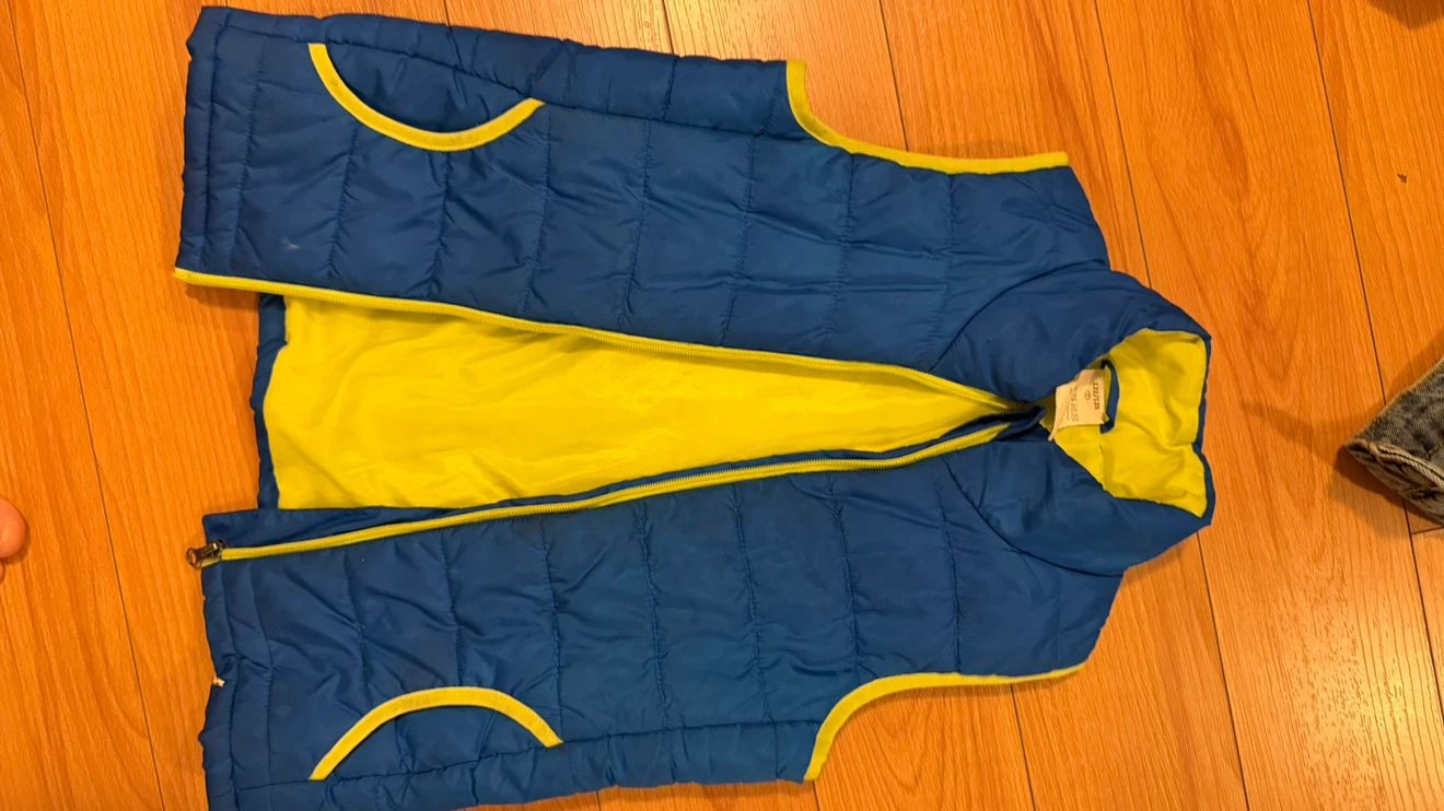 Blue Puffer Vest