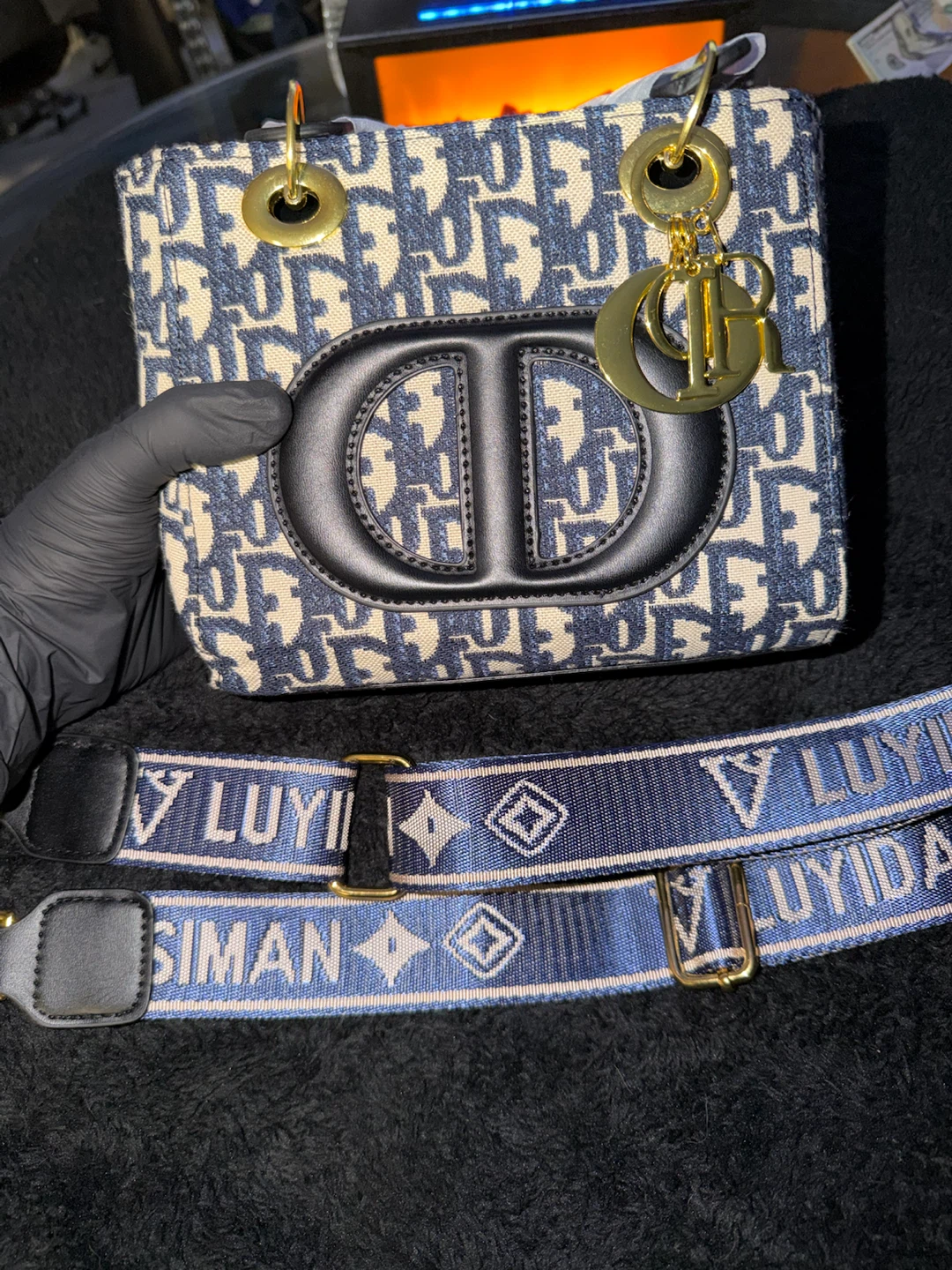 Dior Lady Dior Bag with Shoulder Strap - photo 3