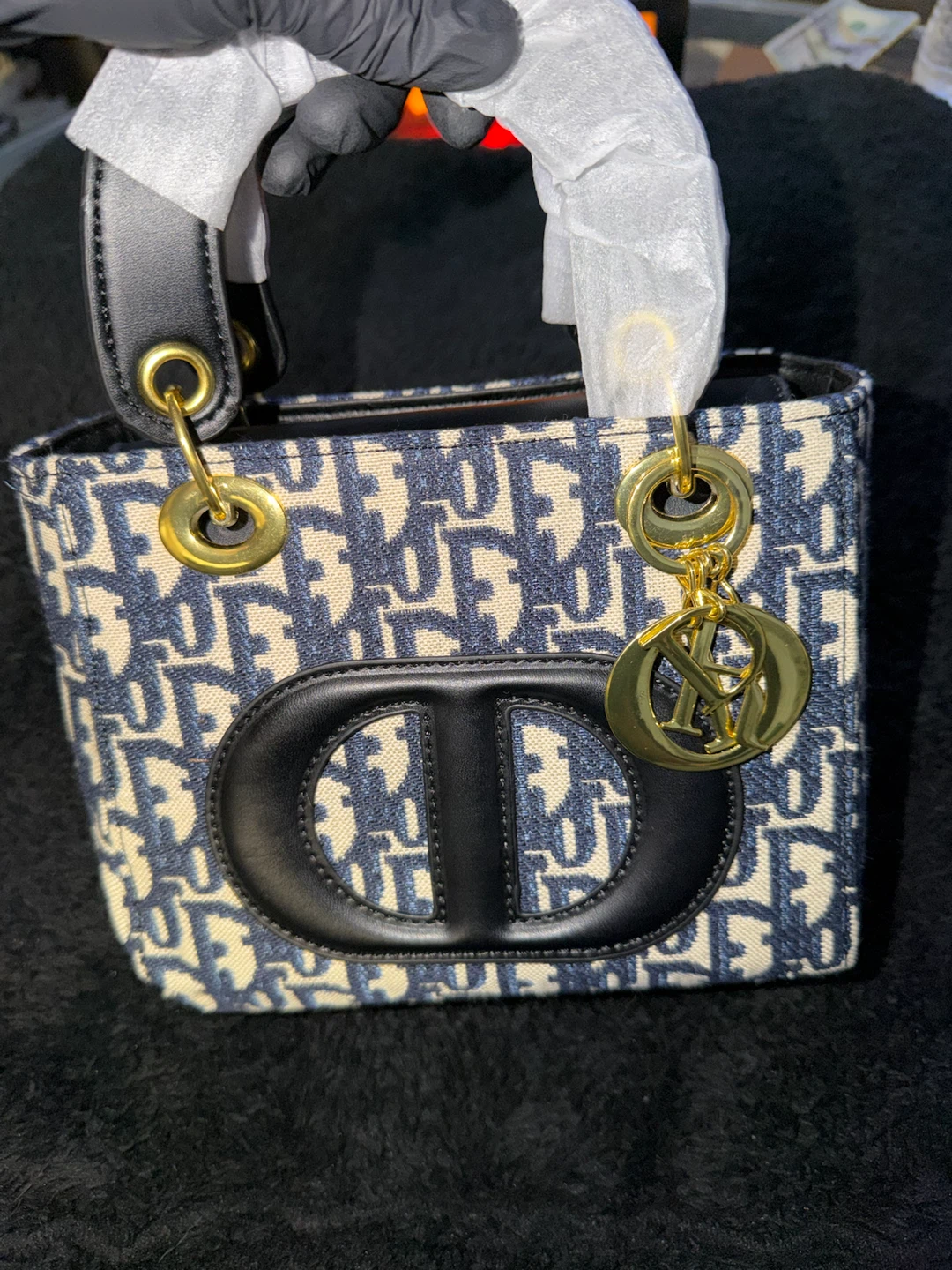 Dior Lady Dior Bag with Shoulder Strap - photo 4