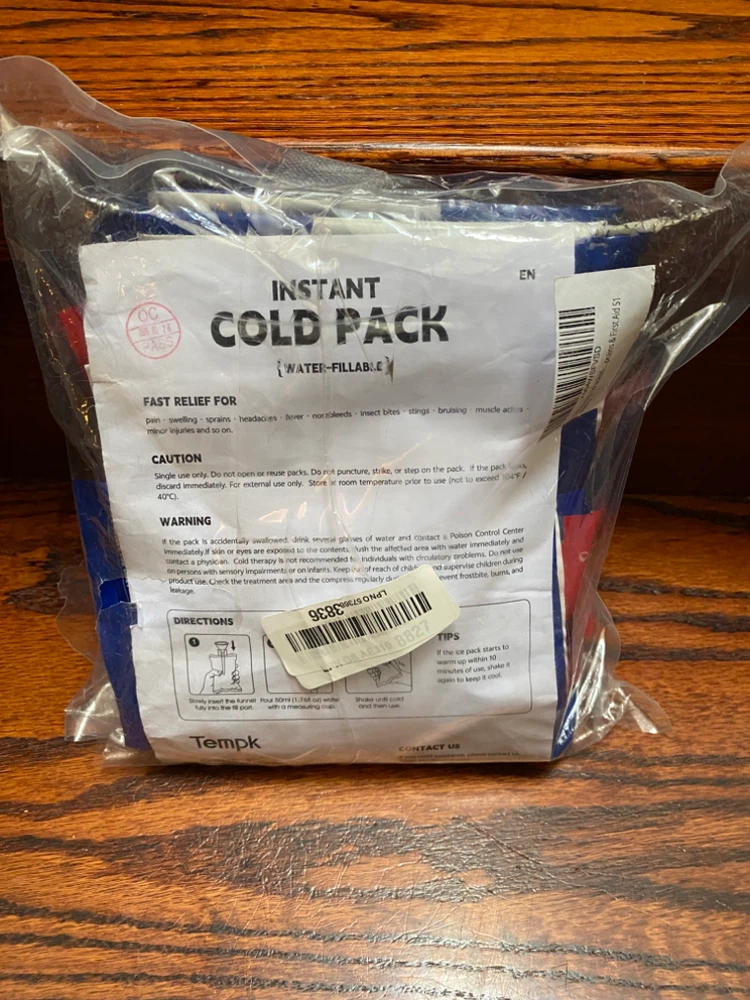 Temkp Instant Cold Pack - Big 12 Packs