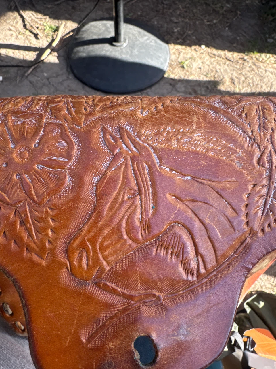 Vintage leather tool purse - photo 4