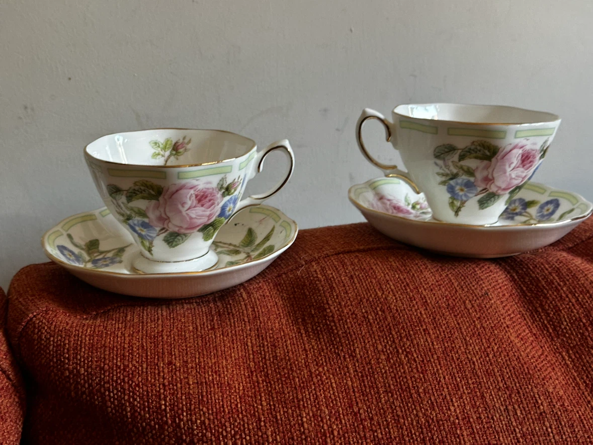 Royal Albert Roses cups and saucers