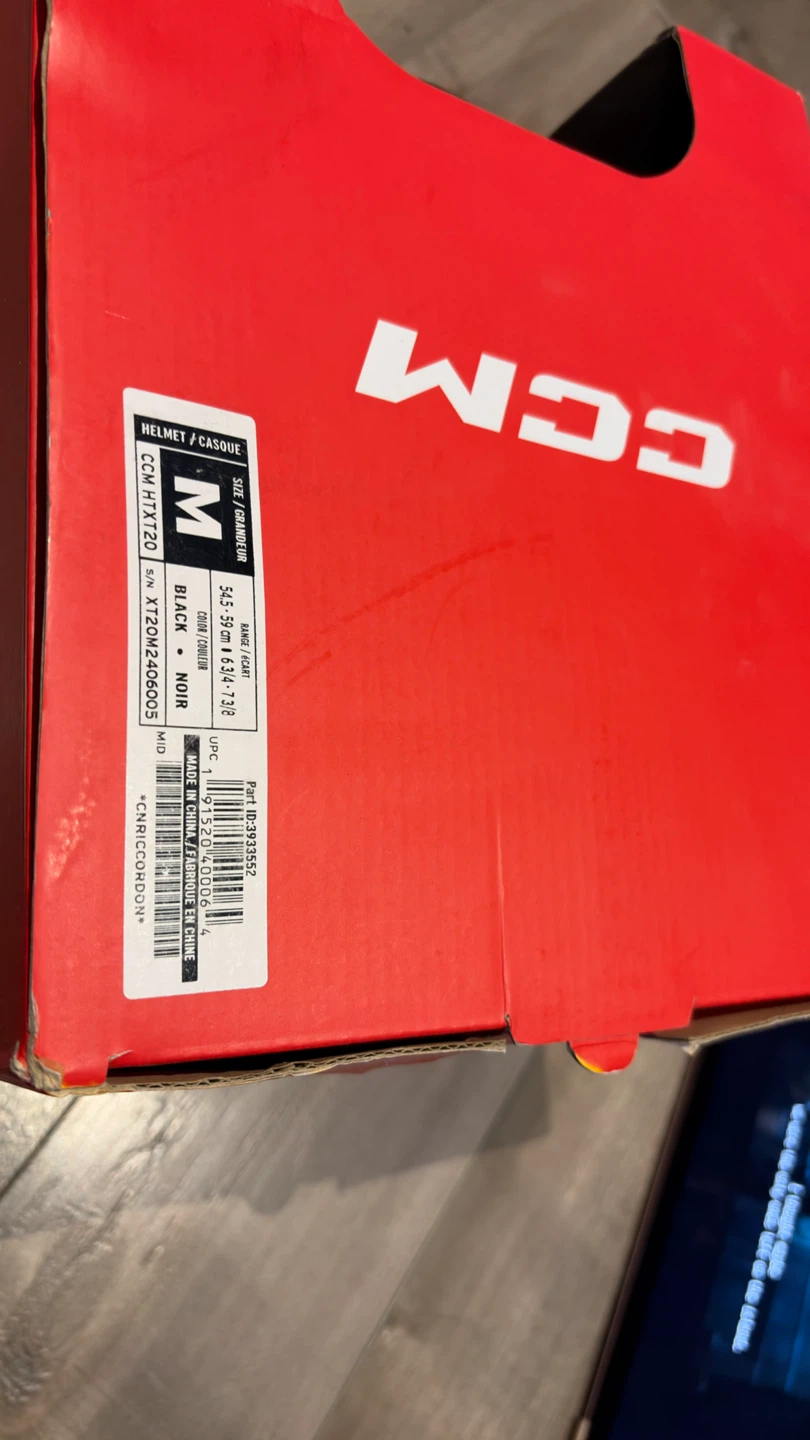 CCM HTXXT20 Helmet with Box (Size Medium) - photo 5