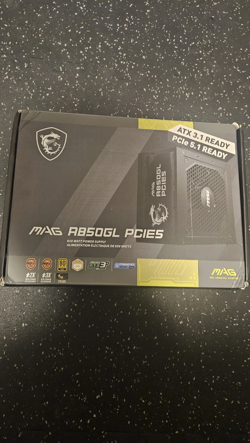 MSI MAG A850GL PCIE5 Power Supply