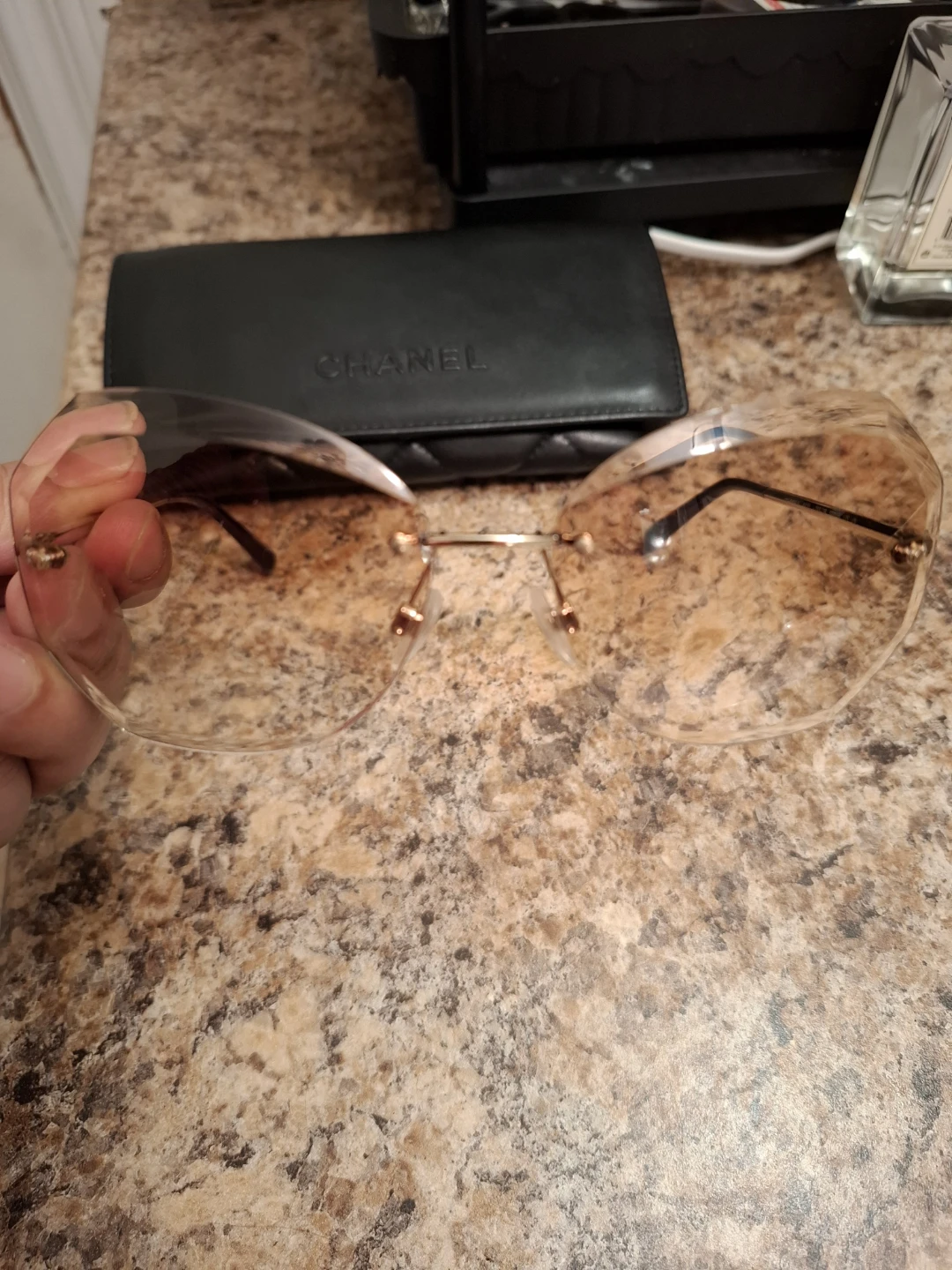 CHANEL Rimless Sunglasses - photo 2