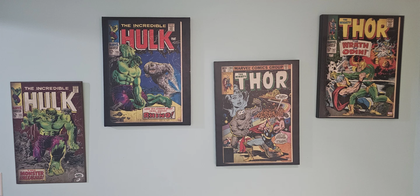 Marvel Comics Art - The Incredible Hulk & Thor