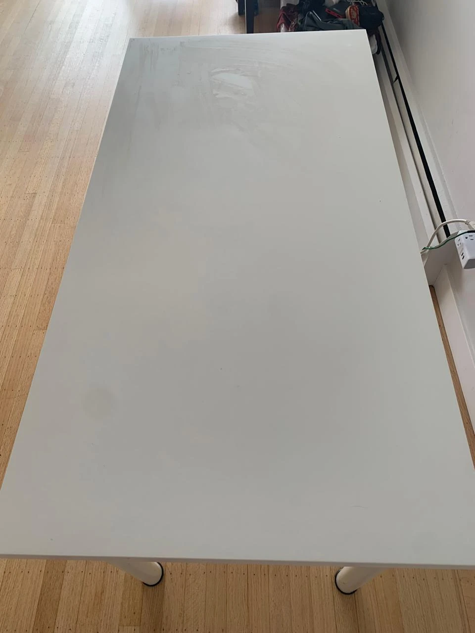 White IKEA Desk - photo 3