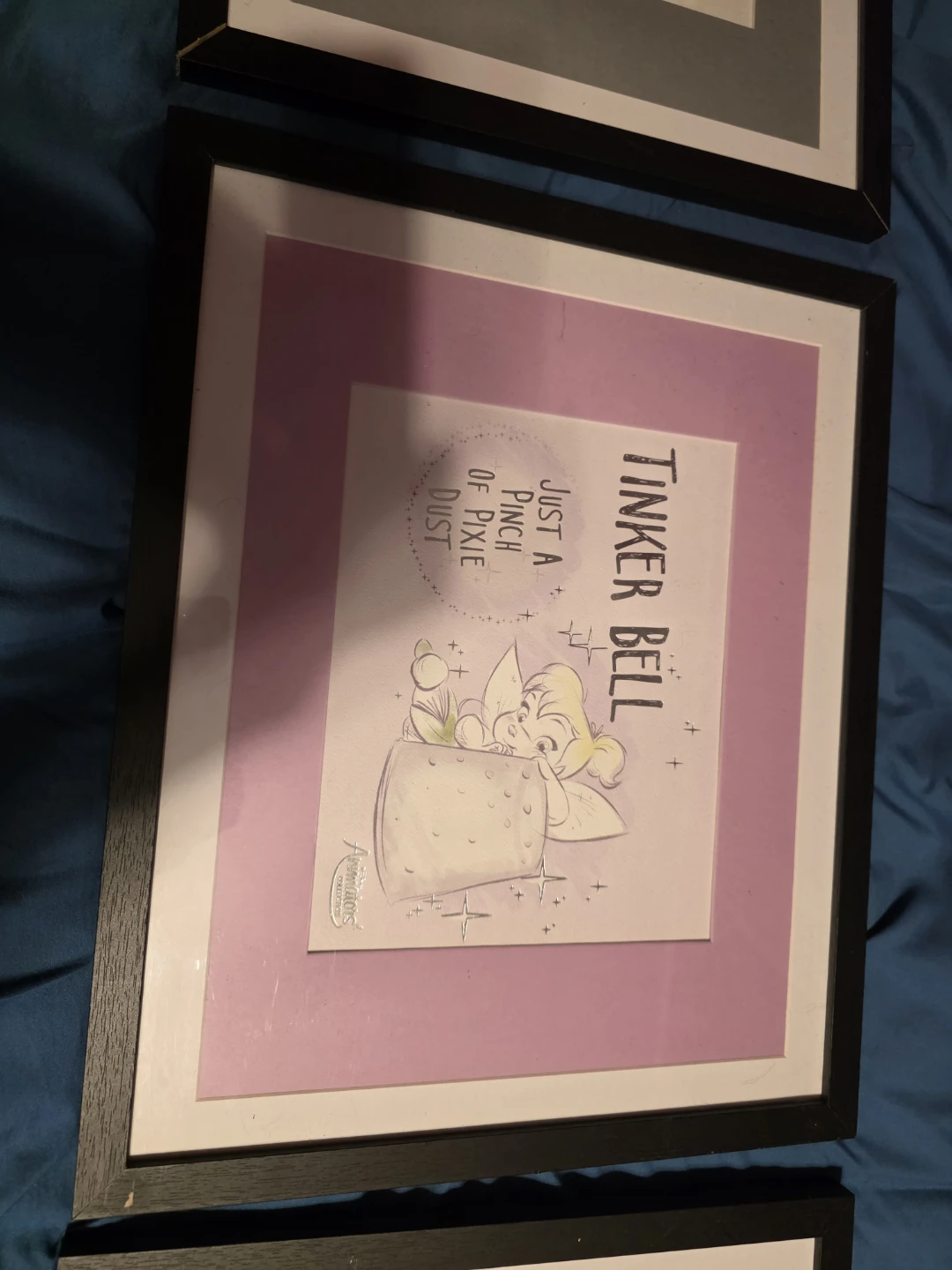 SET OF 3 FRAMED DISNEY PRINTED ART - photo 3