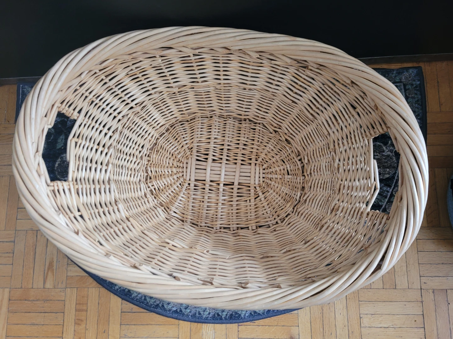 Wicker Basket with Handles - photo 2