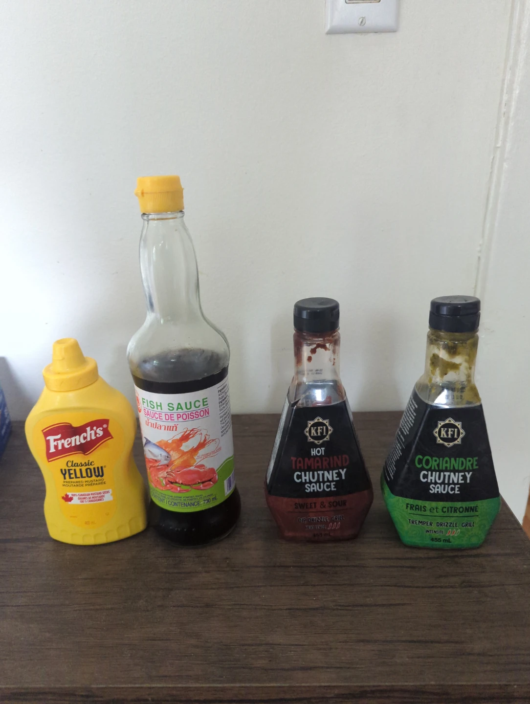 FREE Mustard,  Tamarind & Coriander Chutneys, Fish Sauce