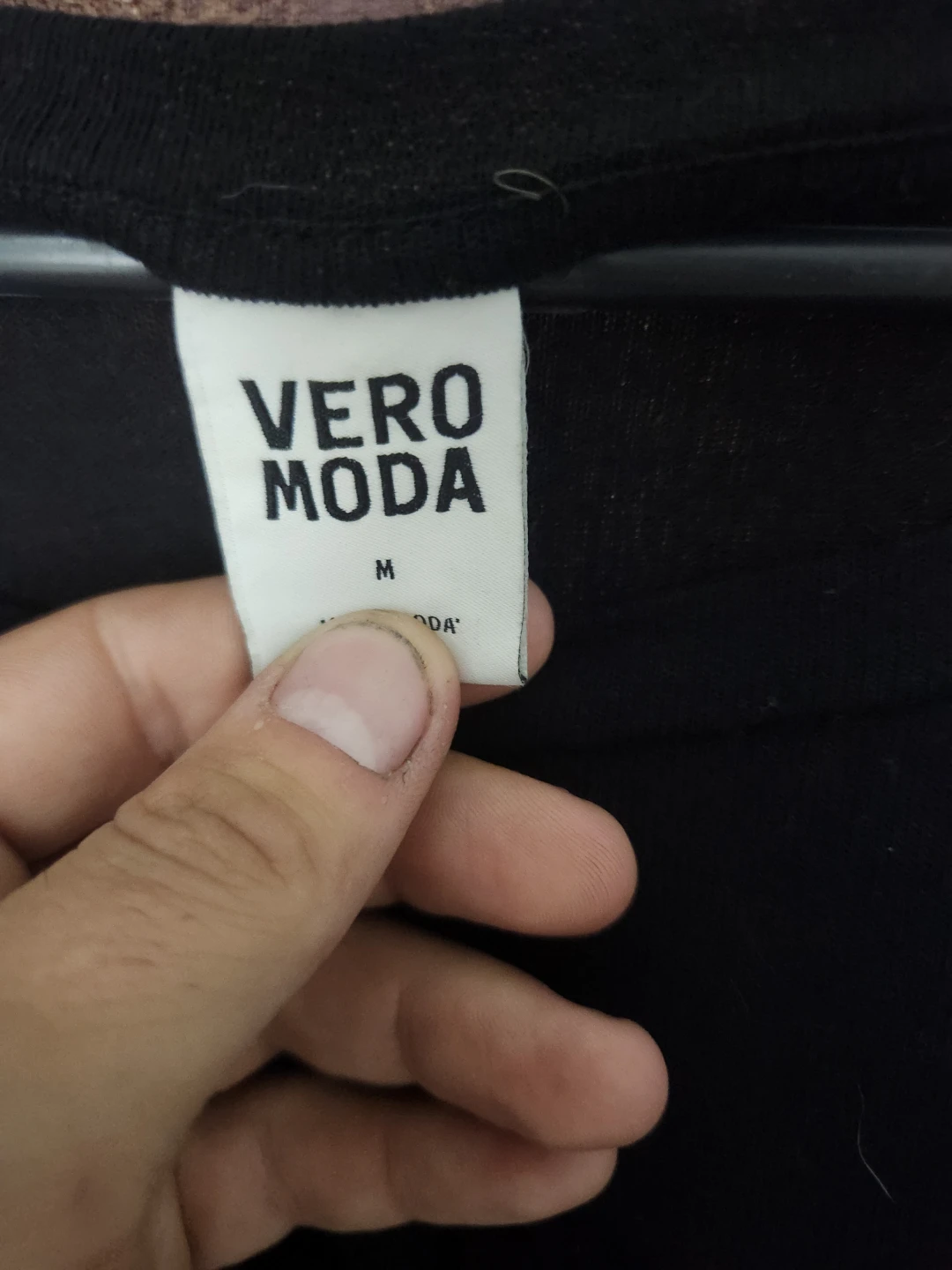 Vero Moda Black Floral Print Top - Size M - photo 2