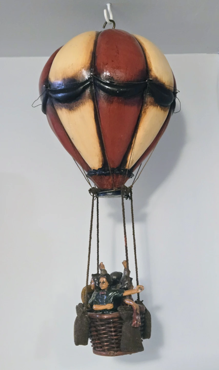 Vintage 1970's Allan Agohob Hanging Hat Air Balloon - photo 2