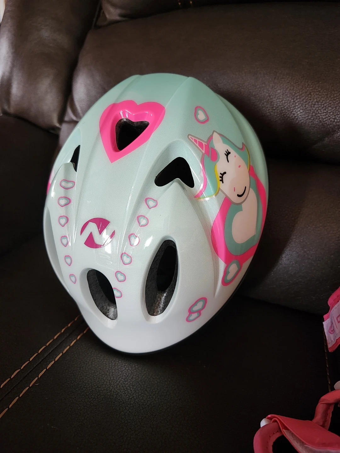 Kid Girl Bicycle Helmet & Pad Set. Nakamura & Capix - photo 4