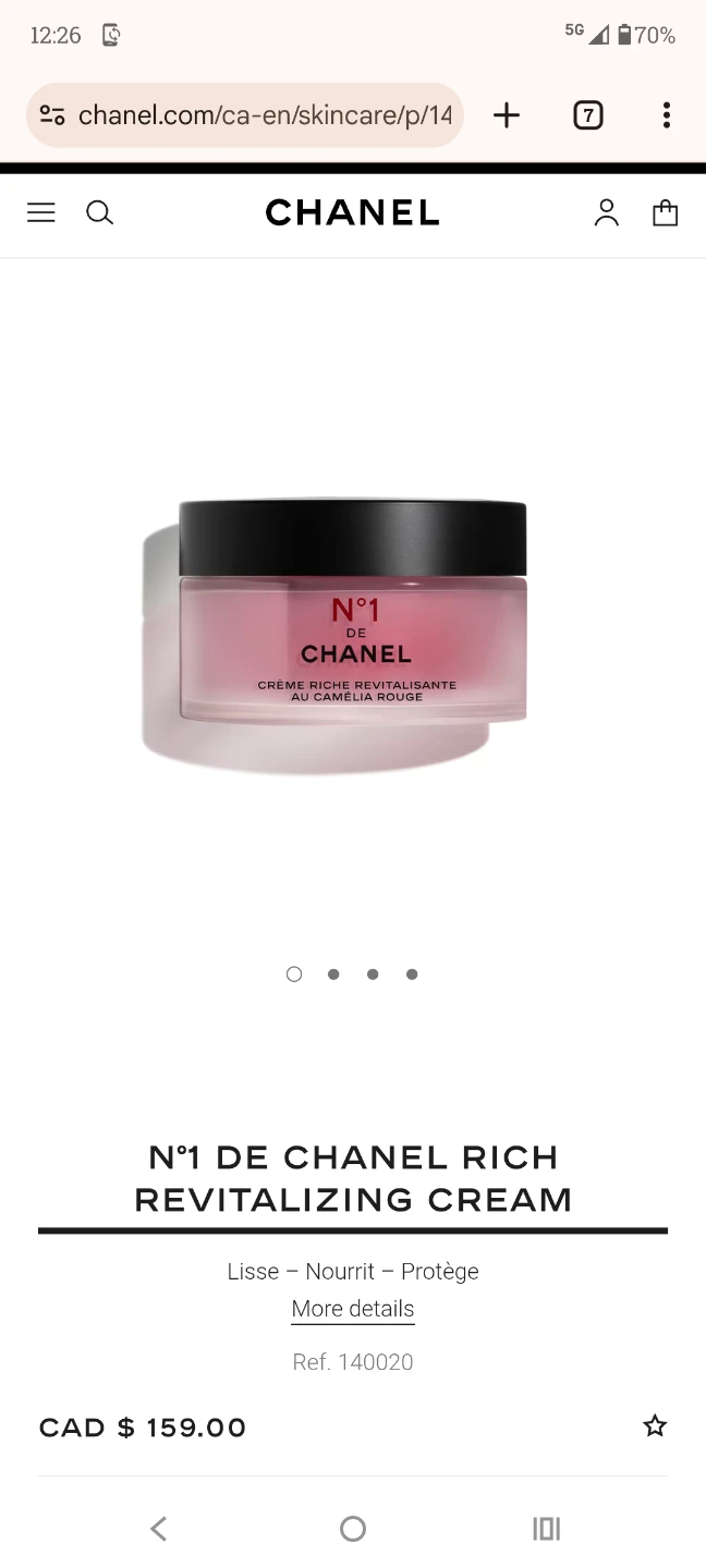 CHANEL N°1 DE CHANEL Revitalizing Cream