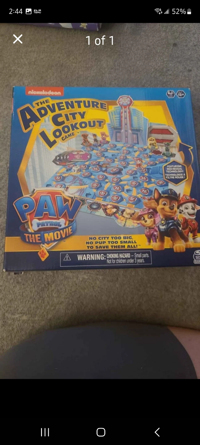 Paw Patrol The Movie The Adventure City Lookout Game