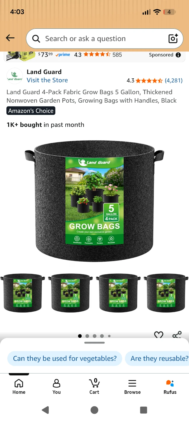 8 tree pots