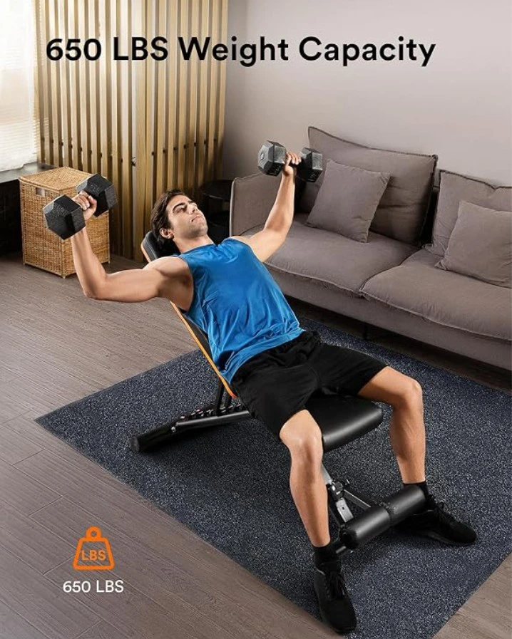 UREVO Adjustable Weight Bench - photo 3