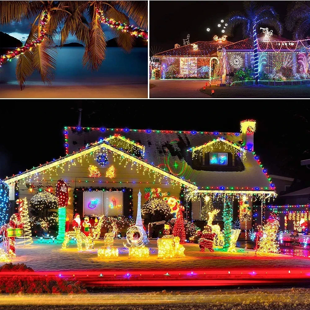 (BRAND NEW) 32m Solar Powered LED String Lights - Multicolour - photo 2