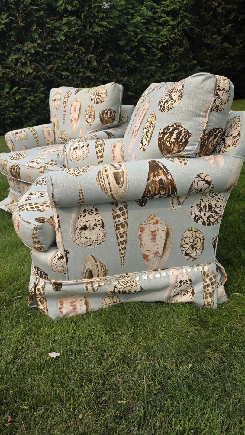 Armchairs with Seashell Pattern - photo 4